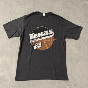 Texas Longhorn T-Shirt Grey NCAA College Football Tee Men’s Size Medium